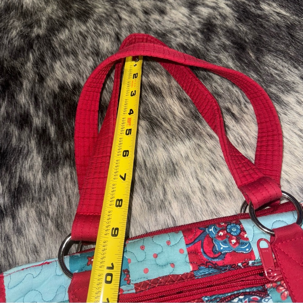 Donna Sharp Patchwork Red And Blue Women's Bag - image 8